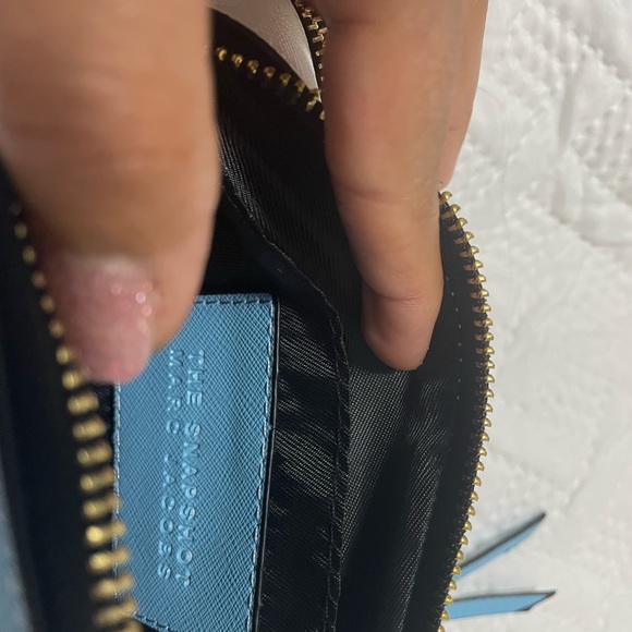 Original Marc Jacoba satchel. New never used. White and baby blue - Picture 6 of 7